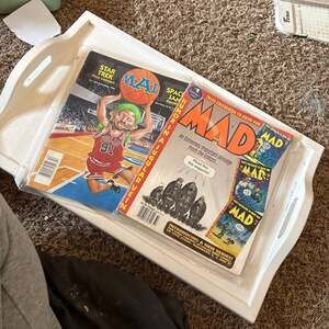 Vintage MAD Magazine Lot of 2 - 1996 Space Jam Dennis Rodman & 1997 Classic Repr